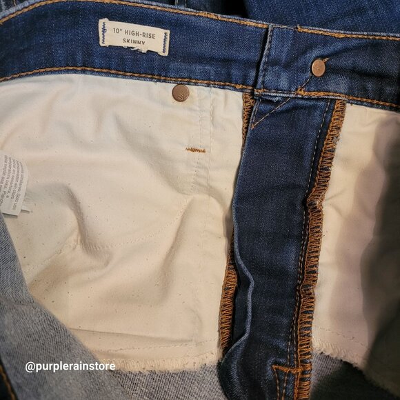 Madewell Jeans 30 Skinny 10" High Rise Medium Dark Wash Tummy Control Stretch - Picture 4 of 11